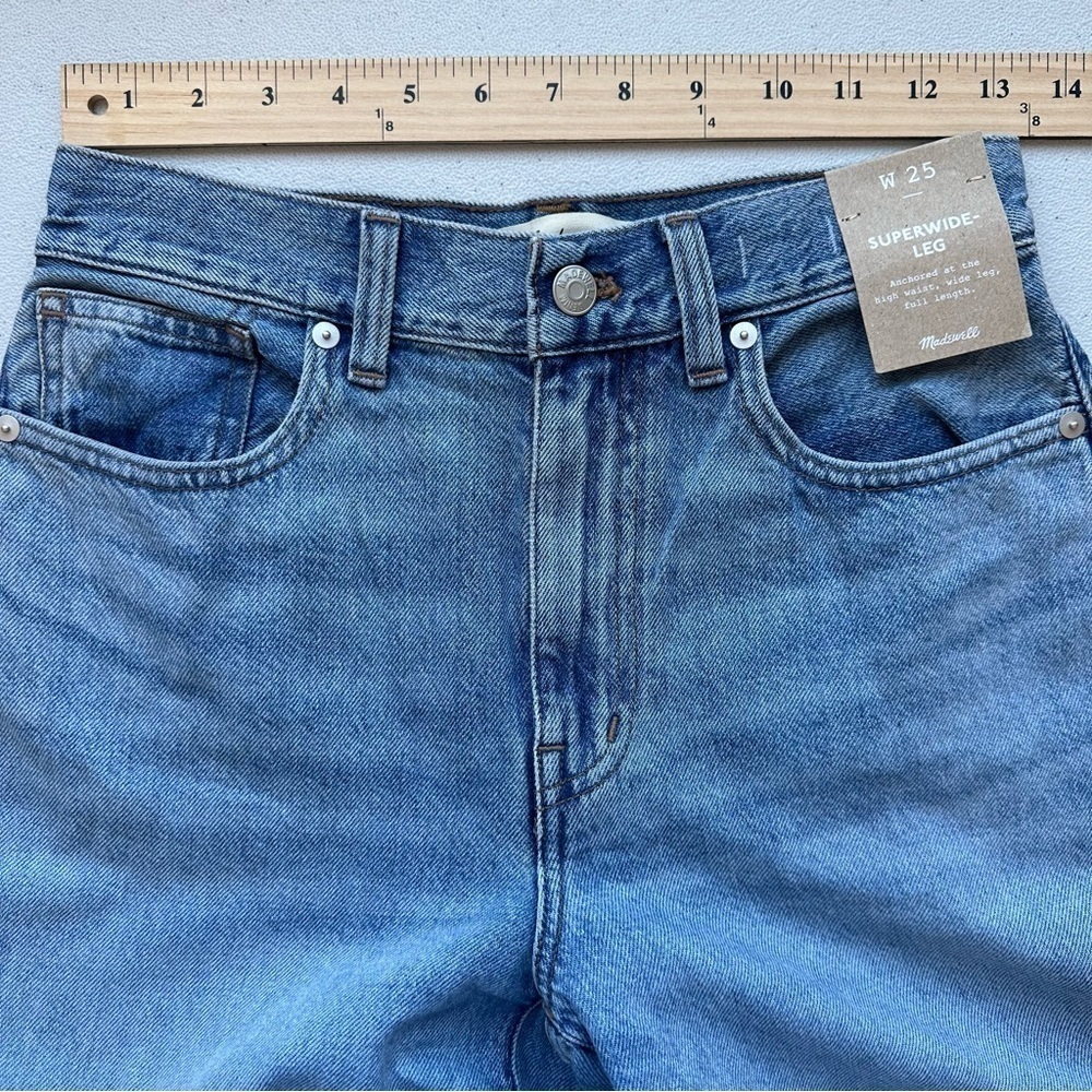 Madewell Super-wide-Leg Jeans in Larkins Wash - Picture 5 of 15